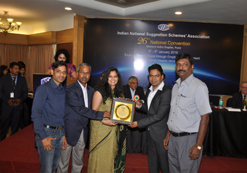 INSSAN Award for Excellence in Suggestion Scheme 